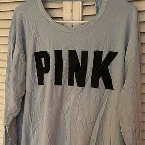 Victoria’s Secret PINK long sleeve cutout tee